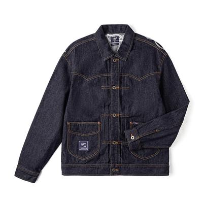 Giacca di Jeans Comfort 101+ Con Motivo Ricamato Giubbotti da Uomo Lavaggio Chiaro LMT0078516VG00F898L00