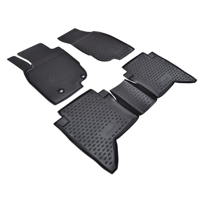 J&J AUTOMOTIVE | Tapis De Sol En Caoutchouc 3D Exclusive Pour Toyota Hilux 2011-2015