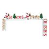 Christmas Door Frame Decorations, Door Corner Wooden Handicrafts, Hanging Ornaments and Creative Products