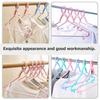 5Pcs Windproof Clothes Hangers Heavy Duty Plastic Multi-Functional Clamp Hangers for Pants Towels Shirts Vest Laundry Organizer