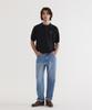 COVERNAT C Logo Collar Half Knit Dark Navy