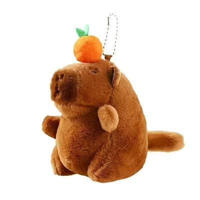Kappi Wagging Tail Plush Toy Barra Plush Keychain Cute Doll Capybara Doll Pendant Gift
