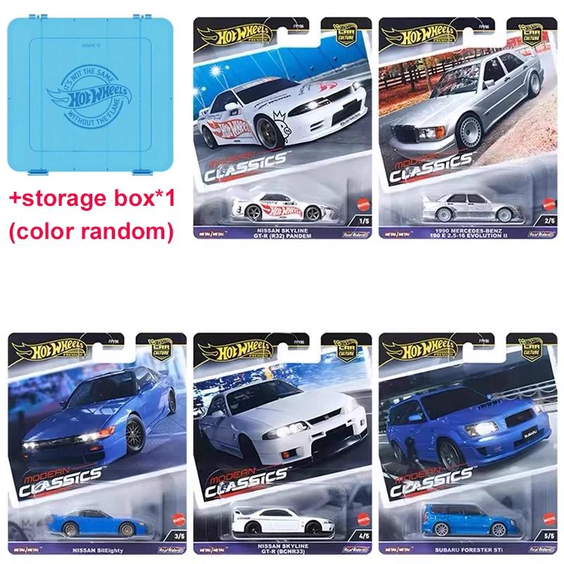 Original Hot Wheels Premium Car Culture Modern Classic Diecast 1/64 alloy model carro Nissan skyline gtr sileighty benz subaru