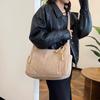 Women Corduroy Large Capacity Stylish Crossbody Bag Adjustable Strap Tote Handbag Trendy Satchel Bag Outdoor Travel Bag