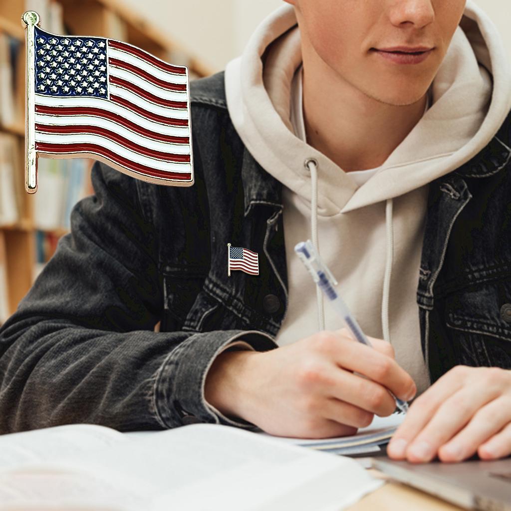 Hochwertige Broschen und amerikanische Flaggen-Pins, Patriotische Broschen.