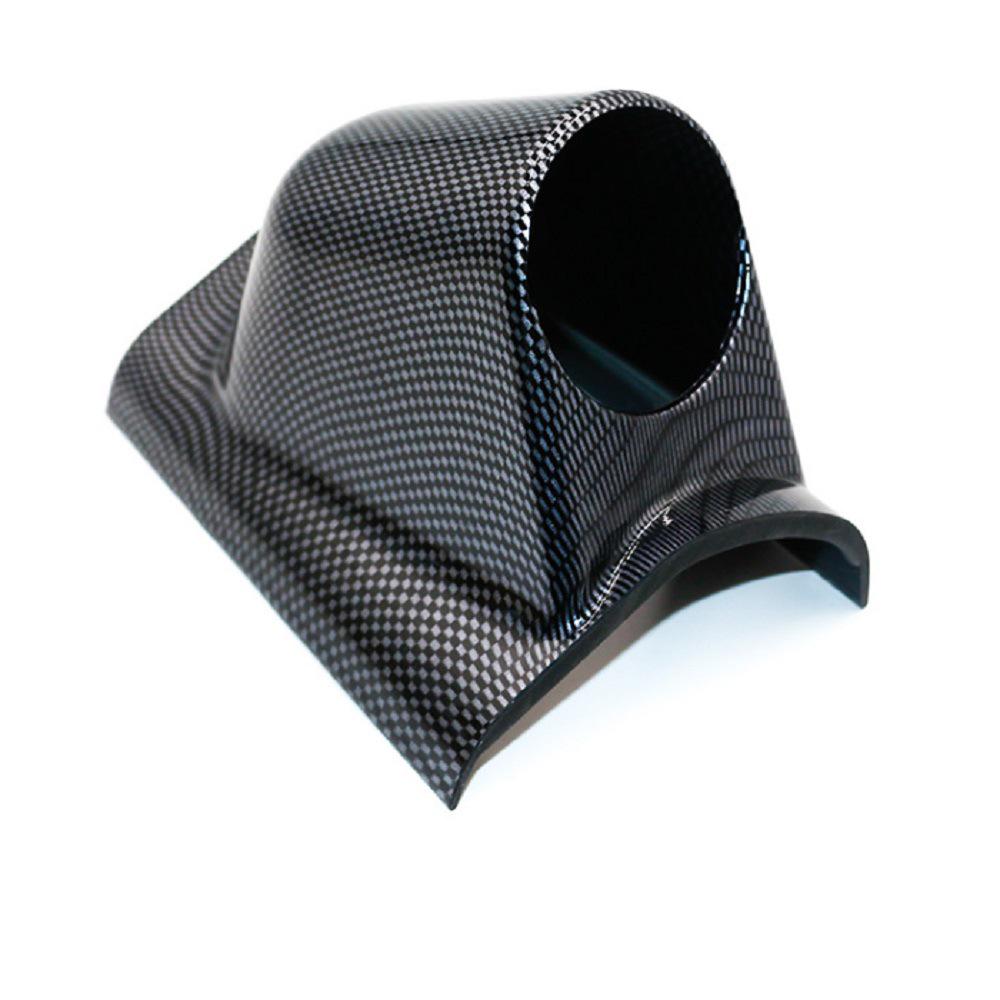 Carbon Fiber 2-Inch Single Hole Car Gauge Mount 52mm