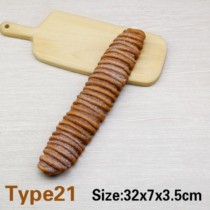 Simulation PU Bread Artificial Fake Bread Kitchen Food Prop Cabinet Decoration Cake Miniatures Party Model Display Accessories