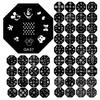 Plantilla de manicura Nail Art Impresión Imagen Polaco Sello Placa Raspador Stamper Kit