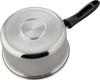 Wahei freiz Stainless Steel SG Mark with Styler Luce Japanese-made Three-Layer Saucepan, 16cm, Certified, Lid, IH/Gas Compatible, SR-8911