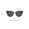Dior Solid Color Design Round Sunglasses Unisex sunglasses Black BLACKSUIT-R4F-10A0