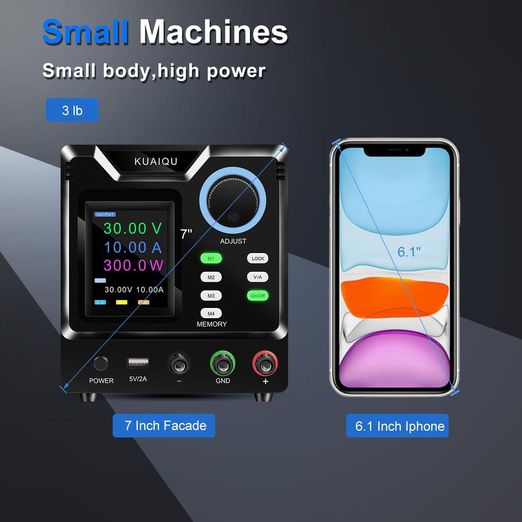 High Quality Programmable Power Supply RS232 USB Lab DC Voltage Regulator 30V 10A 220V to12V 24V Adjustable Switching Source
