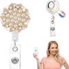Retractable Badge Reel Lightweight Name Tag Holder Exquisite ID Badge Clip  Gift