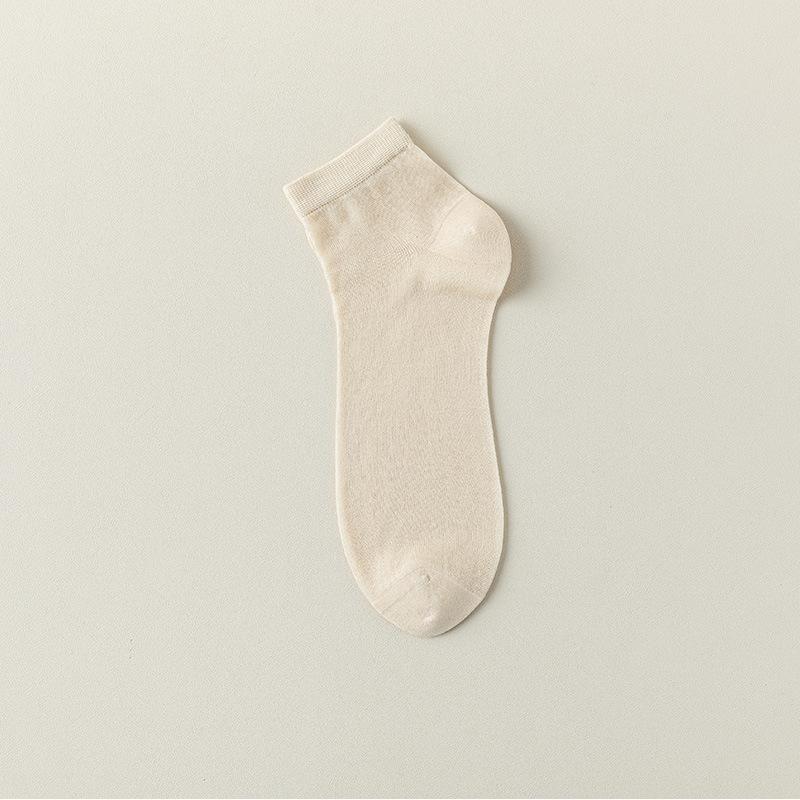 

Мужские летние тонкие прохладные сетчатые носки, впитывающие пот, дышащие, однотонные, для отдыха, на все случаи жизни, бесшовные 1 pair бежевый