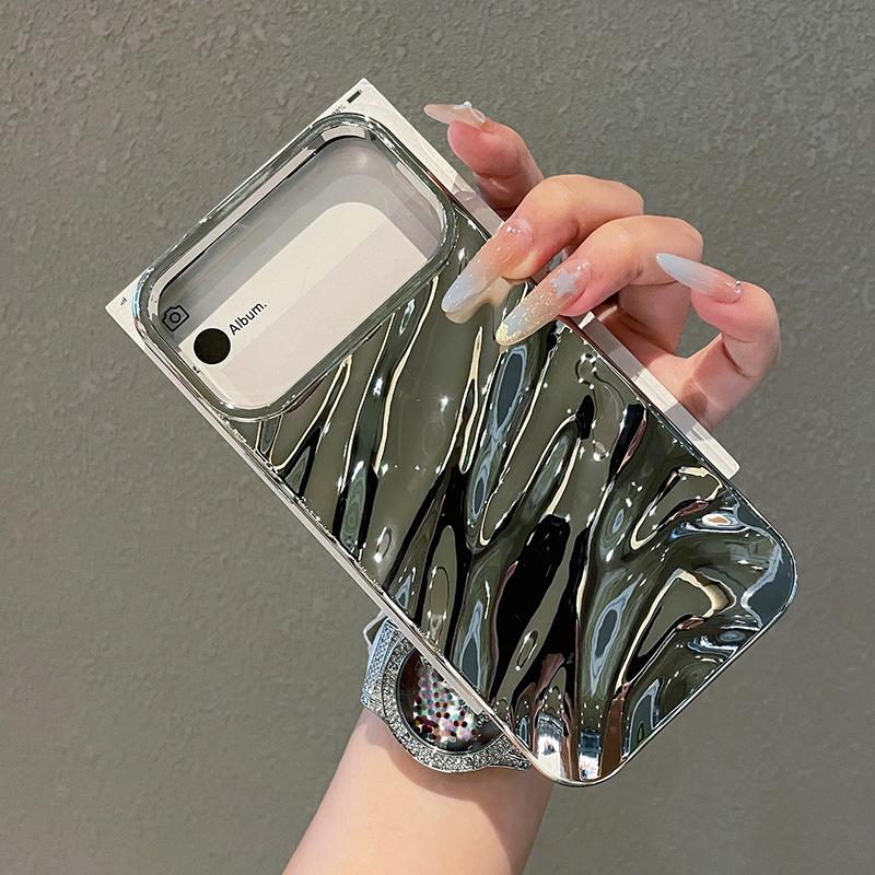 3D Curly Wavy Texture Phone Case For For Iphone 17 Air 16 1 14 Plus 13 Pro Max Soft Shockproof Phone Back Cover