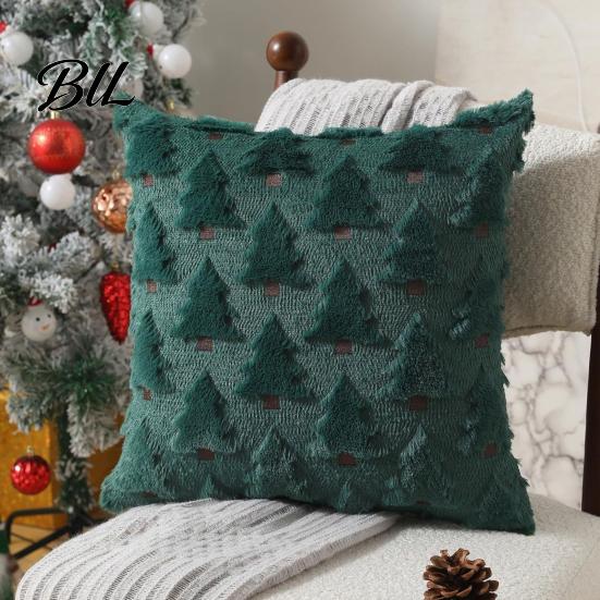 Decorative Throw Pillow Covers Plush Cover, Heart Embroidery Cushion Case with 3D Bowknot Jacquard, Pillows for Anniversary Soft Fluffy Couch