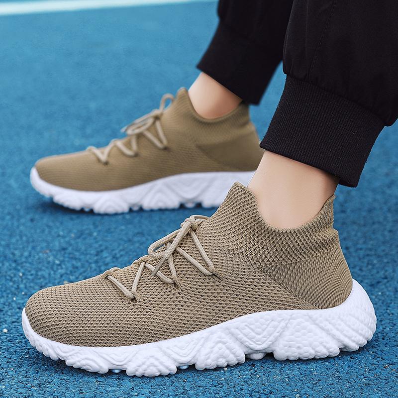 Men's Shoes Breathable Mesh Deodorant Casual Shoes Men's Joker Thin Hollow Mesh Sports Shoes Men's Tide Shoes.