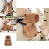 Niedlicher Capybara Plüsch Auto Taschentuchbox Halter Weiches und flauschiges Design!