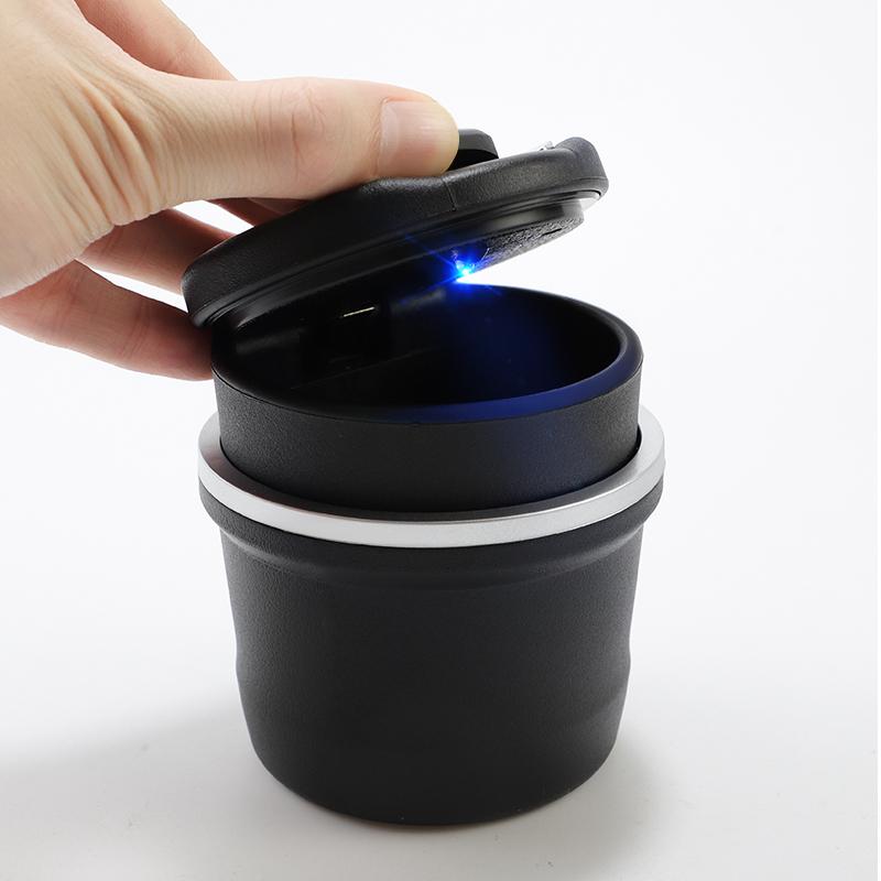 Car Cigarette Ashtray Cup LED Light Portable Detachable For Opel Astra Grandland Corsa Mokka Frontera Insignia Zafira Vivaro