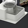 Automatische Drinkbak Voor Reptielen Habitats Terrarium Stille Waterbak met Afneembaar Ontwerp Water Voederbak voor Terrarium