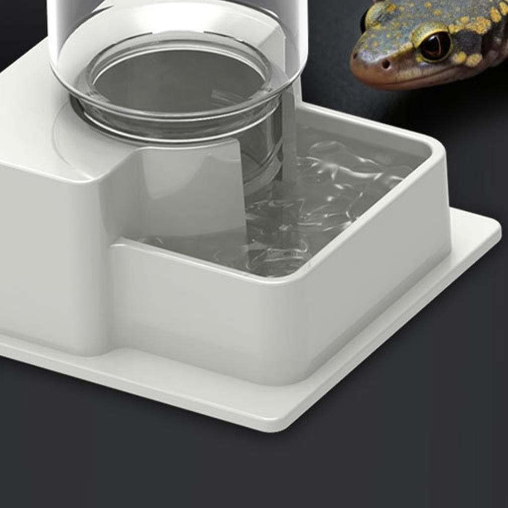 Automatische Drinkbak Voor Reptielen Habitats Terrarium Stille Waterbak met Afneembaar Ontwerp Water Voederbak voor Terrarium