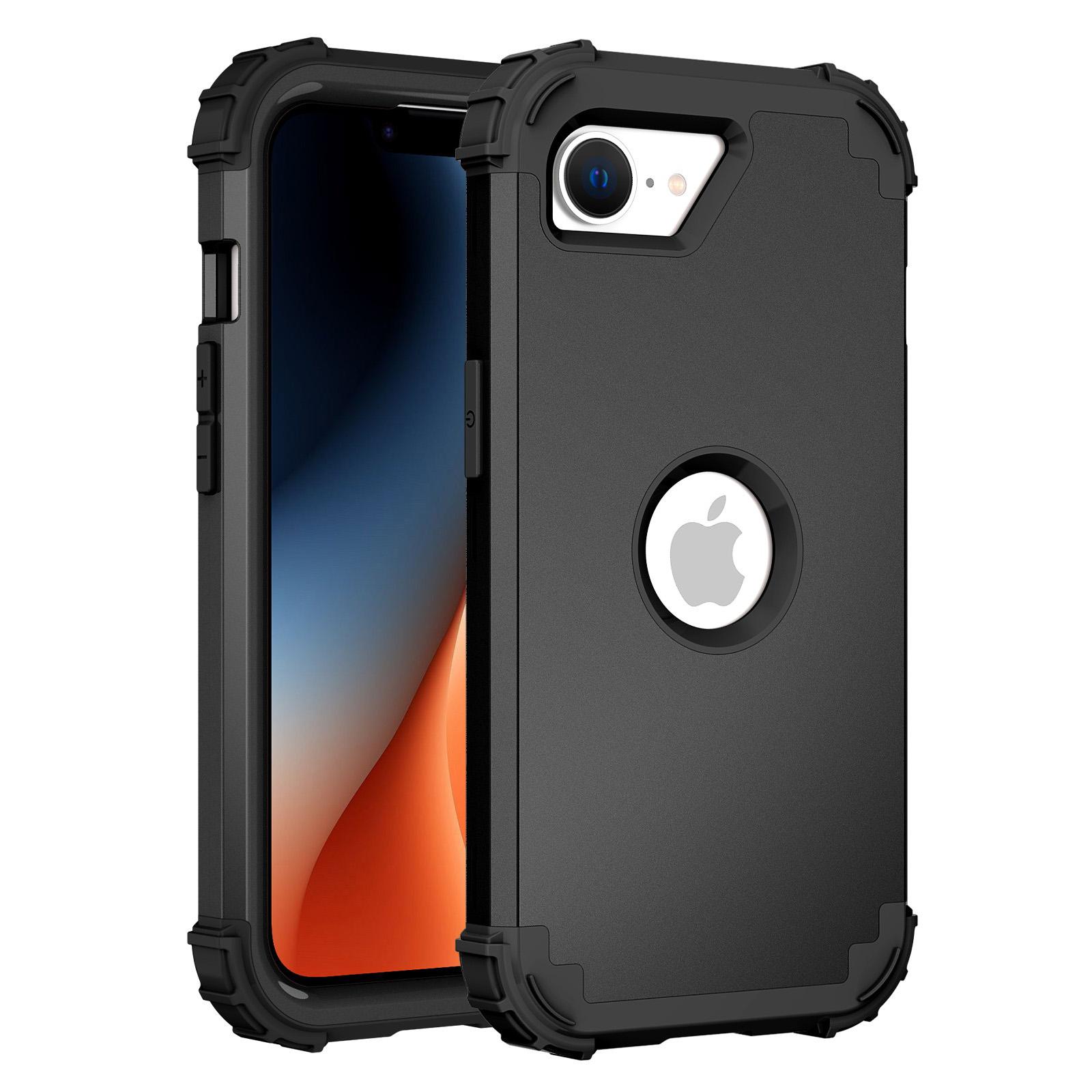 

L-Style For iPhone 16e Case Shockproof PC+TPU Phone Back Cover Black