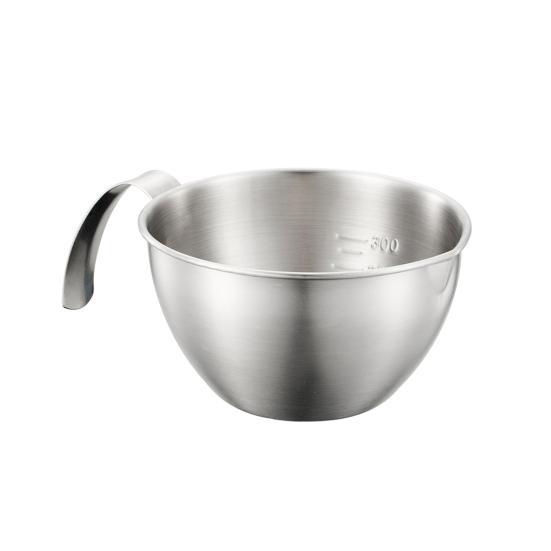 304 Stainless Steel Measuring Cup with Handle Scale Large Capacity Multifunction Egg Liquid Mixing Bowl Kitchen Supplies