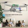 Drone With 1080P FPV Camera for Adults - Quadcopter Drone with Hover Stable, Foldable Mini Drones With One Key Start, Waypoint Fly, Headless Mode,
