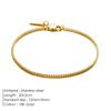 St.delan Men's Stainless Steel Box Chain Hip Hop Bracelet