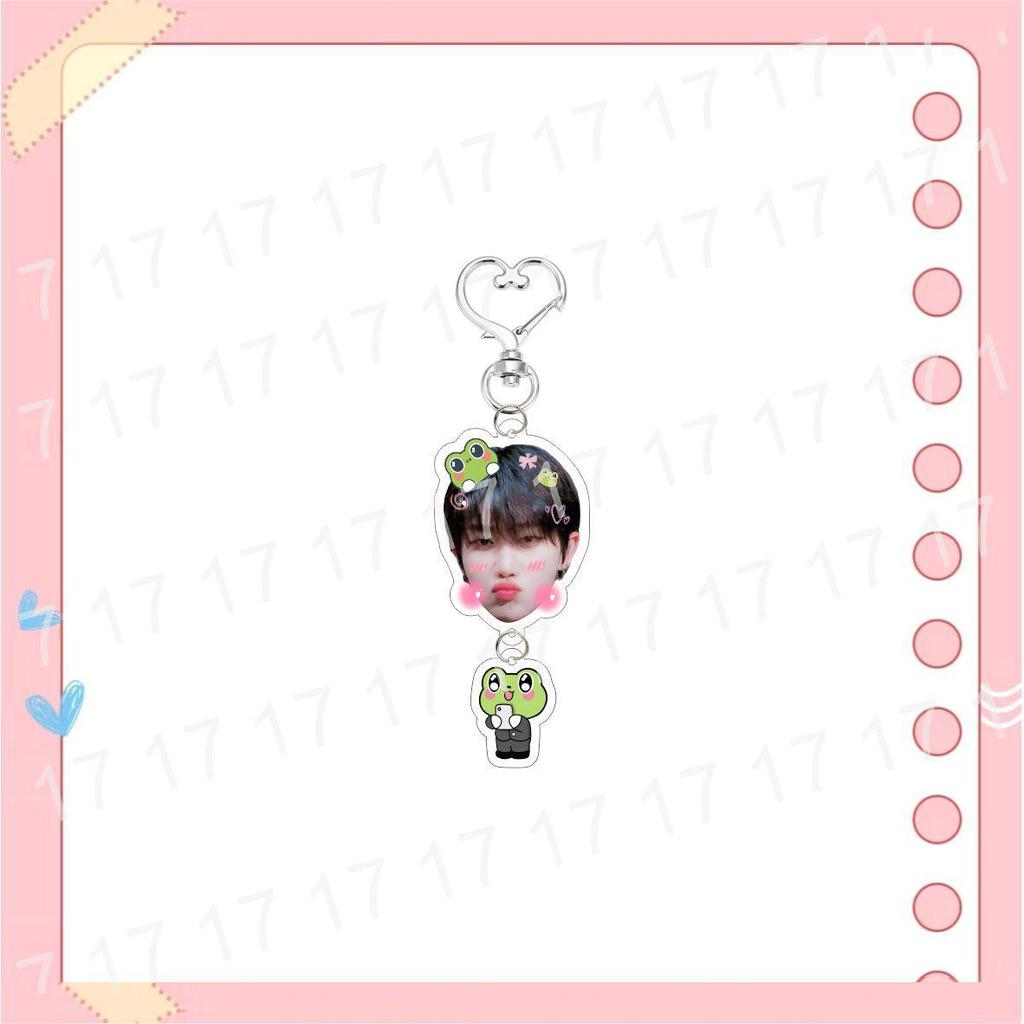 SEVENTEEN Cartoon Acrylic Keychain Bag Pendant Star Ornament