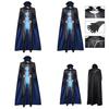 Halloween Megamind Jumpsuit Cloak Glove Set Performance Costume For Cosplay And Stage Performances