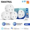 20a Tuya Smart Wifi Plug Uk Wireless Control Socket Outlet With Energy Monitering Timer Function Works With Alexa Google Home
