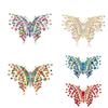 Vintage Delicate Shiny  Colorful Butterfly Brooch Elegant  Insect Pins Women'S Clothing Decoration Jewelry Gifts