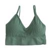 Damen Überkreuz Schönes Rückenteil Camisole Bandeau Sport-BH - Ohne Bügel