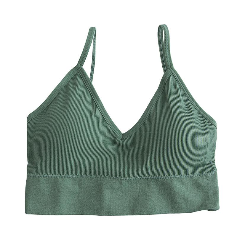 Women's Cross-Border Beautiful Back Camisole Bandeau Sports Bra - No Wire