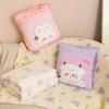 Plush Cartoon Toy Pillow Cushion With Blanket Office Nap Car Travel Gift Kids