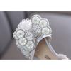 Autumn new style Korean-style girls' small/medium/large children's pearl princess leather flat shoes, dance performance shoes