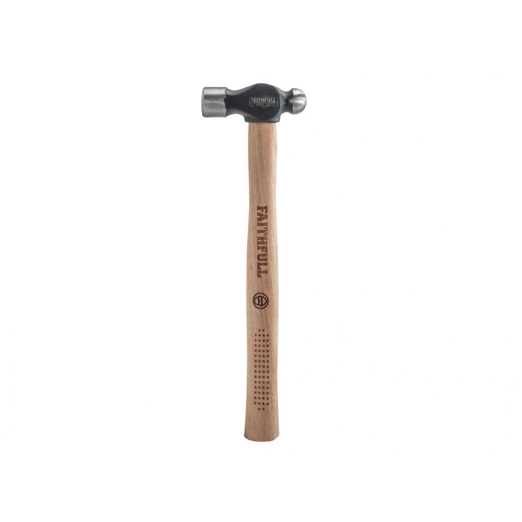 Faithfull Ball Pein Hammer, Fsc Hickory Handle