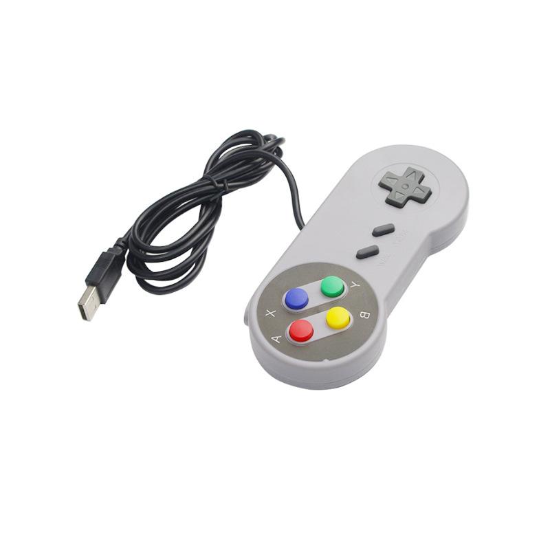 Kabelgebundener USB-Spielecontroller PC-Gamepad Retro-Gaming-Joysticks Joypad für NESPi RetroPie SNES-Spiele Raspberry Pi