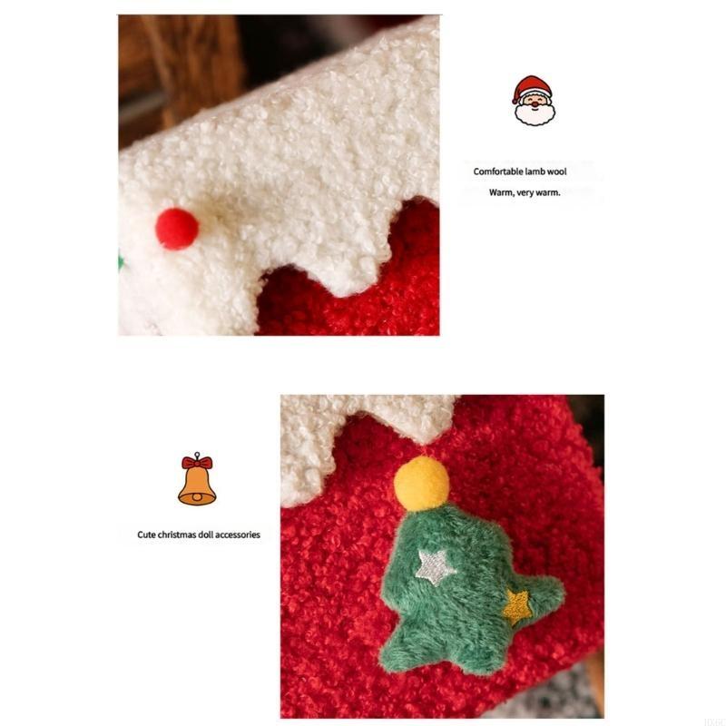 Handmade DIY Christmas Gift Box Recyclable Cardstock Lambswool Festival Decoration Storage HX6C