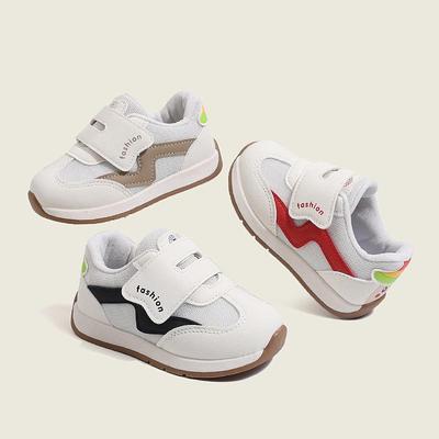 Baby Walking Shoes with Magic Tape, Soft Sole, Breathable Mesh for Spring and Autumn, Non-Slip Unisex Sneakers for Toddlers