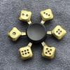 Fidget Finger Spinner Antike Messingfarbe Legierung Metall Handspinner Stressabbau Dekompressionsspielzeug für Kinder Erwachsene Lustige Geschenke