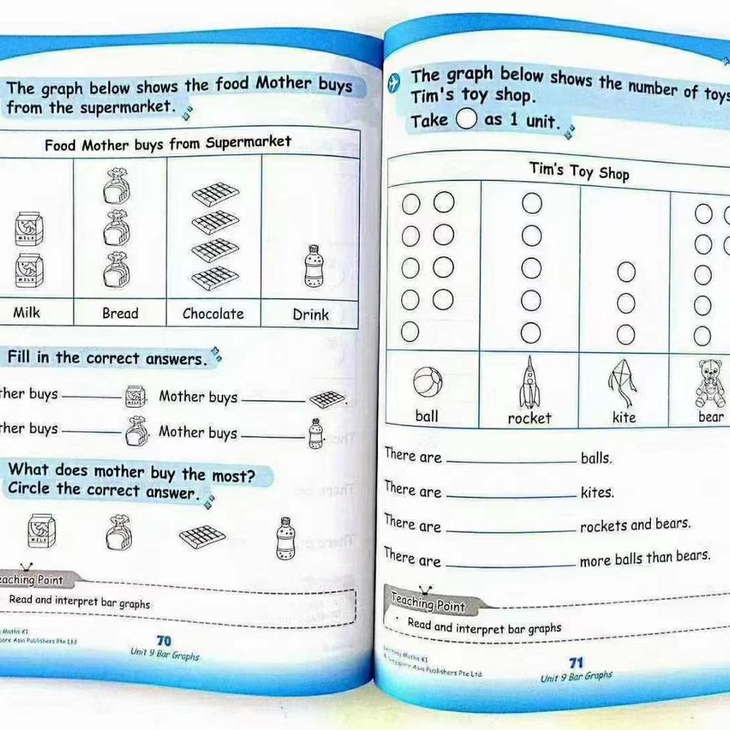 SAP Learning Mathematics Grades 1-6 Textbook & Workbook Set (9 Books)