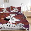 3Pcs Dalmatian Dogs Family Scene Bedding Sets For All Sizes New 3D Printed Bed Cover Comforter Duvet Cover Pillowcase Bedroom Decoration