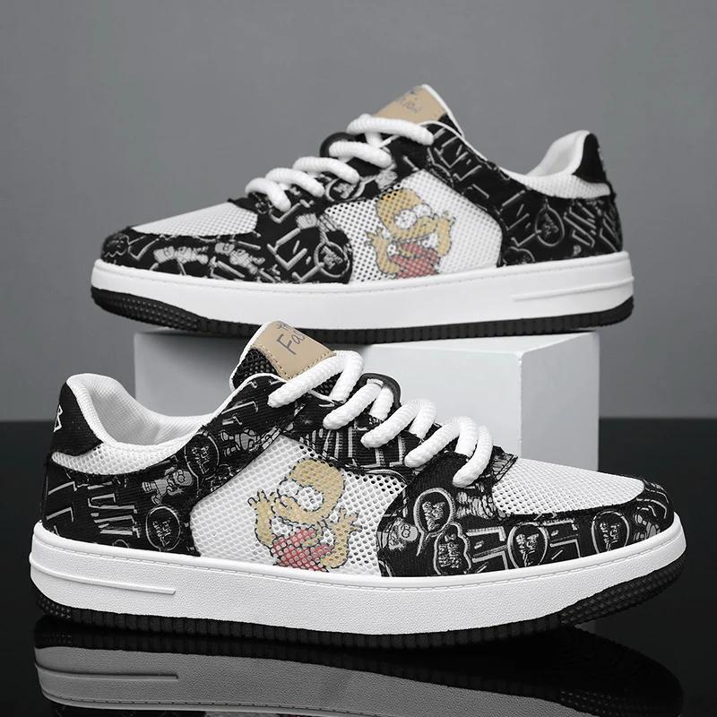 

Летние новые дышащие и универсальные сетчатые спортивные кроссовки для мужчин и женщин, модные и персонализированные кроссовки для пар, размер 44 44 чёрный