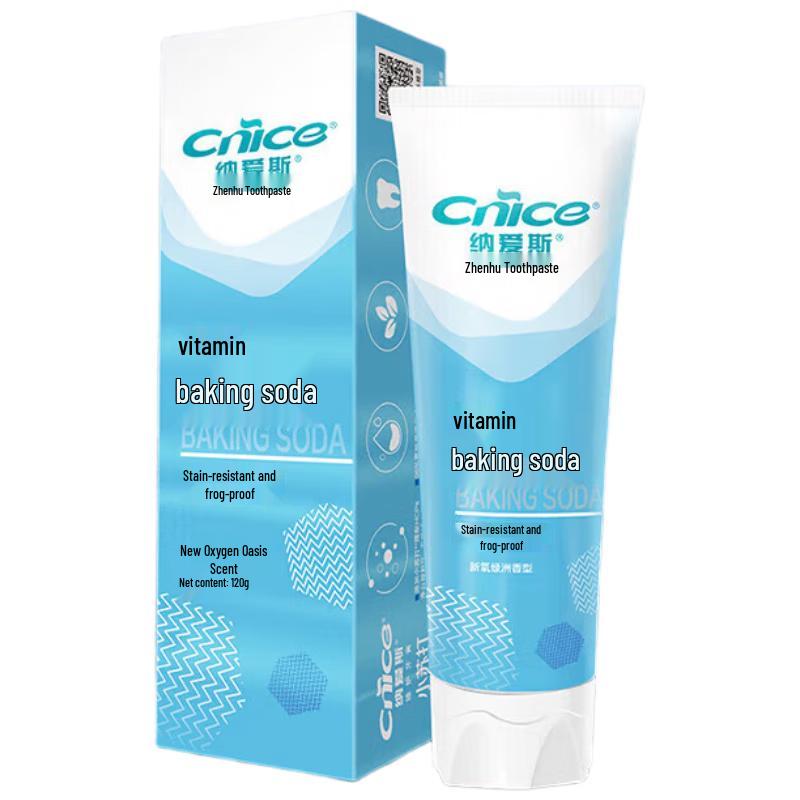 

Nai s Baking Soda Toothpaste, New Oxygen Oasis Scent