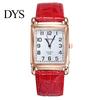 Watch Wrist Square Case Comfortable Alloy Unisex Casual Quartz Wristwatch for Daily Life Analog