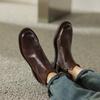 Fashion 2025 Autumn Women Shoes Genuine Leather Chelsea Boots Retro Women Boots Winter Ankle Boots Chunky Western Boots  ladies shoes