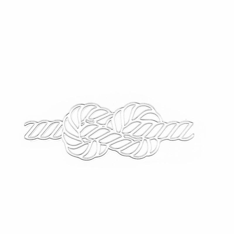 Bow Rope Art Pattern Scrapbooking Craft Die 3D DIY Festival Card Making
