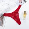 Thong Lace Panties Bow Mesh Lace Briefs Lingerie Underwear for Women  Lady