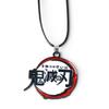 7pcs Anime Demon Slayer Necklace Kimetsu No Yaiba Rengoku Kyoujurou Uzui Tengen Kanroji Mitsuri Metal Pendant Necklaces Jewelry